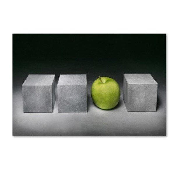 Christophe Verot 'Green' Canvas Art, 30x47, Trademark Fine Art, Mfr#: 1X00640-C3047GG